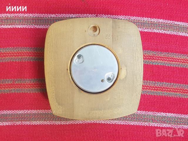 Немски барометър с термометър, снимка 3 - Антикварни и старинни предмети - 53433305