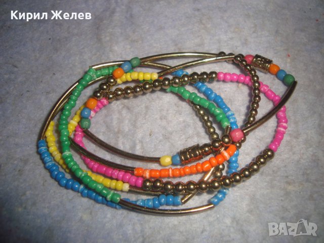 ШЕСТ КРАСИВИ НЕЖНИ ЛЕТНИ ГРИВНИЧКИ РАЗТЕГЛИВИ ХЕНД-МЕЙД 57381, снимка 4 - Гривни - 37031332