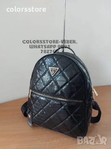 Черна раница Guess-SG127U, снимка 2 - Раници - 47415097