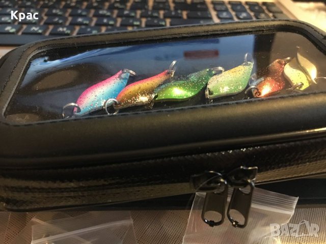 Клатушки 7 цвята по 2,5 грама, снимка 3 - Такъми - 27078214