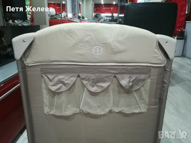 Сгъваема и преносима с падаща стена кошара/легло CHIPOLINO MERIDA, снимка 3 - Кошарки - 50711453