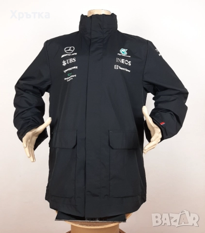 Mercedes AMG F1 Team Rain Jacket - Оригинално мъжко яке , снимка 4 - Якета - 52939536