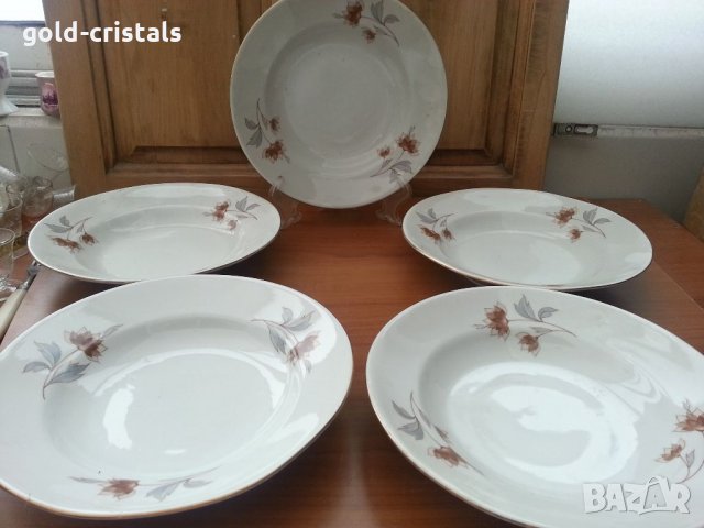 Стар български порцелан чинии дълбоки
