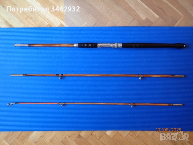 Бамбуков шестостенен, риболовен прът. 