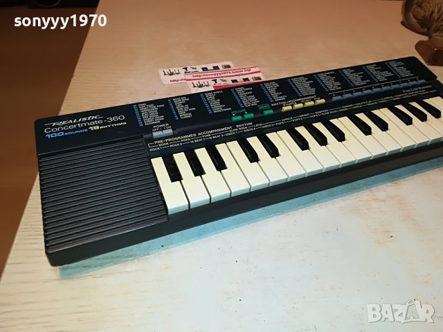 realistic concertmate-360 france 1112221703, снимка 13 - Синтезатори - 38975526
