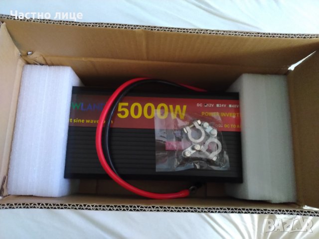 Нов инвертор синусоида 5000W 12-220V, снимка 5 - Друга електроника - 37819783