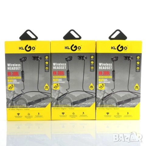 Слушалки KLGO HK-30BL с bluetooth лента, снимка 8 - Друга електроника - 51947671