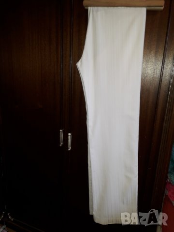 Дамски бял панталон еластичен, снимка 6 - Панталони - 21724855