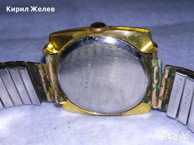 Creation MASTERSHIP 17 JEWELS SWISS Стар ВИНТИДЖ Мех. ЧАСОВНИК с ПОЗЛАТА и РАЗТЕГЛИВА ВЕРИЖКА 41238, снимка 11 - Антикварни и старинни предмети - 43328198