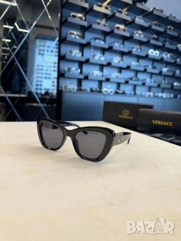очила с черен обикновен калъф versace miu miu , снимка 5 - Слънчеви и диоптрични очила - 51079965