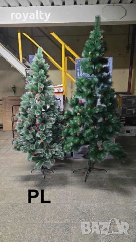 Коледни елхи с бели връхчета – различни размери, снимка 2 - Декорация за дома - 52238364