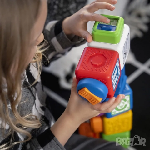 Активна играчка Baby Einstein - Кубчета, Bridge & Learn, 15 части, снимка 2 - Образователни игри - 52214353