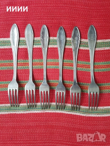 Прибори вилици П Денев, снимка 2 - Прибори за хранене, готвене и сервиране - 52362096