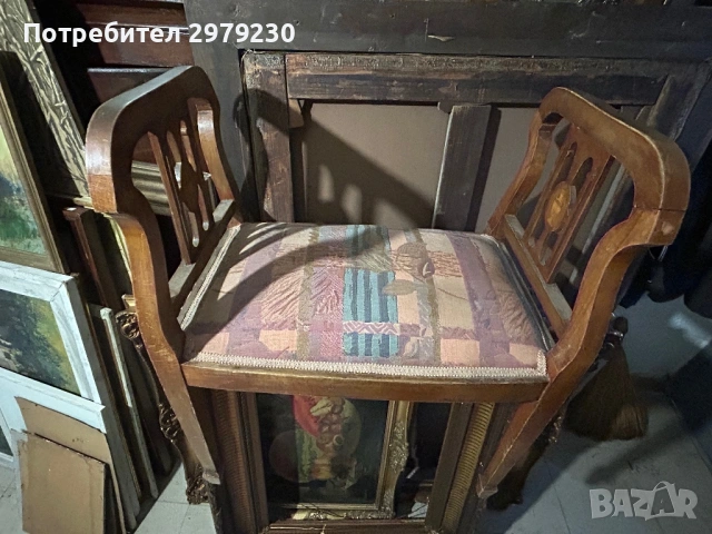 Стара масивна дърво пейка , снимка 2 - Декорация за дома - 53586961