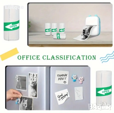 Мини Bluetooth принтер без мастило - печат на скици, снимки, текст и етикети, снимка 8 - Друга електроника - 52862534