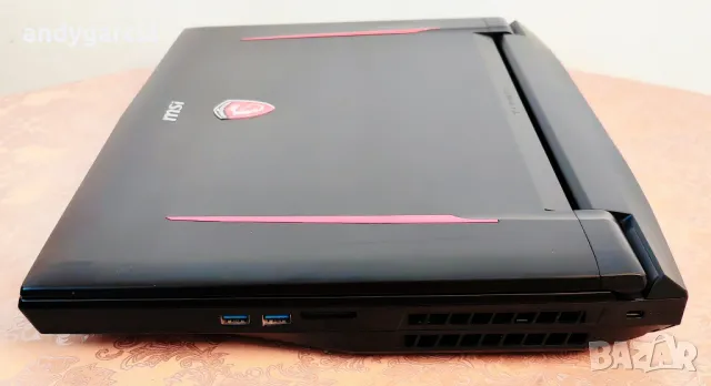 NVidia GTX 1080 8GB 210W/17.3 G-SYNC IPS FullHD/Intel Corе i7/16GB RAM/256GB+ 1TB HDD/MSI TITAN GT73, снимка 6 - Лаптопи за игри - 50068428