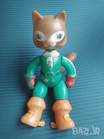 Котаракът в чизми - стара играчка, снимка 3 - Колекции - 52516251