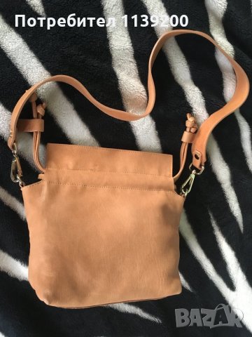 Printemps Paris френска дамска бежова чанта с дълга дръжка , снимка 9 - Чанти - 27273549