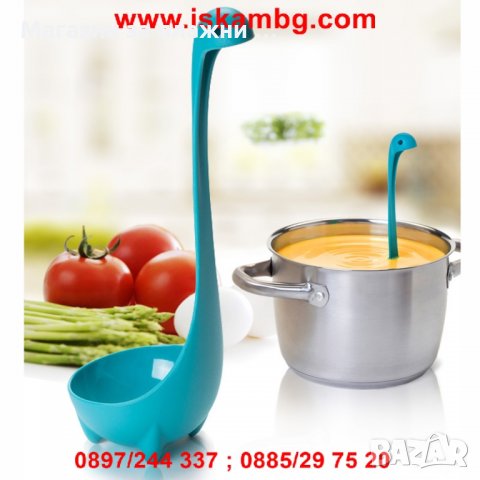 Забавен черпак във формата на чудовището от Лох Нес - Nessie, снимка 4 - Прибори за хранене, готвене и сервиране - 26865966