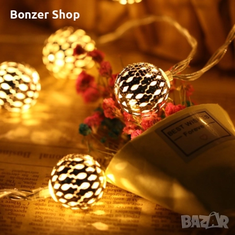 Коледни лампички – метални фигурки, снимка 5 - Декорация за дома - 52697211