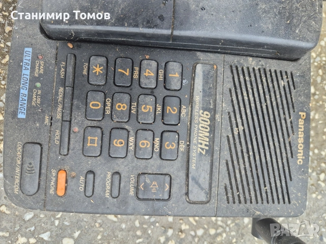 стар безжичен телефон panasonic, снимка 4 - Антикварни и старинни предмети - 53245585