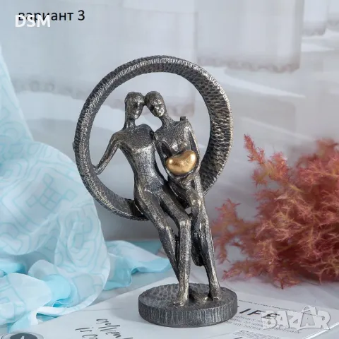 Статуетка Влюбени Сърца Фигура за Декорация / Подарък 24см , снимка 3 - Декорация за дома - 48528624