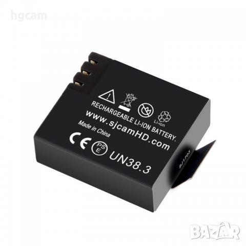 Батерия SJCAM за SJ4000, SJ5000, M10 сериите, 900mAh, Li-ion, снимка 3 - Батерии, зарядни - 27800730