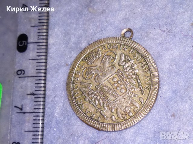 СТАР ДВУСТРАНЕН ПОСРЕБРЕН БРОНЗОВ МЕДАЛЬОН Тип МОНЕТА ТАЛЕР на МАРИЯ ТЕРЕЗИЯ АВСТРИЯ 31194, снимка 4 - Антикварни и старинни предмети - 39856910