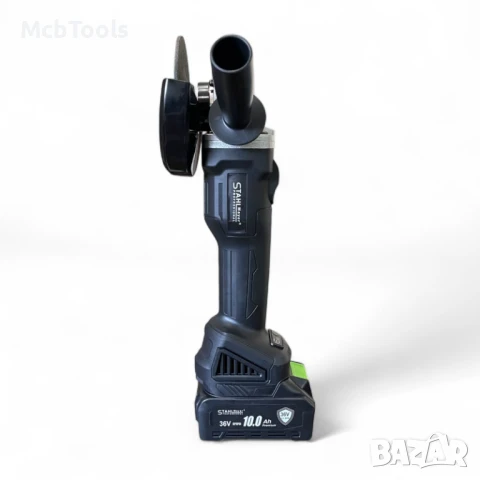 Комплект 5 в 1 от акумулаторен перфоратор, винтоверт, гайковерт, ъглошлайф и LED лампа 36V 10Ah, снимка 5 - Други инструменти - 50748032