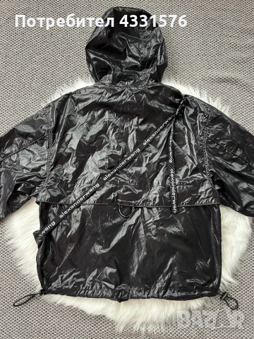 Черно найлоново яке  на Alexander Wang., снимка 5 - Якета - 52473084