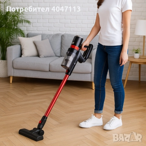 Безжична ръчна прахосмукачка тип „стик“ – V Group KB-703B, снимка 6 - Прахосмукачки - 51772735