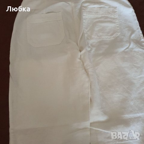 Дамски панталон лен и памук, снимка 5 - Панталони - 33346197