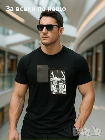 Armani Exchange Мъжка Тениска👕Мъжка Блуза С Къс Ръкав Армани Ексчейндж-Различни Цветове Код LFS552, снимка 3 - Тениски - 50752539