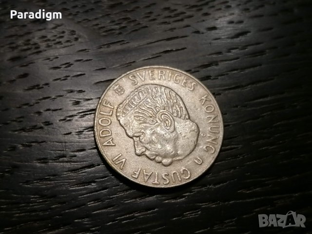 Монета - Швеция - 1 крона  1969г., снимка 2 - Нумизматика и бонистика - 27177421