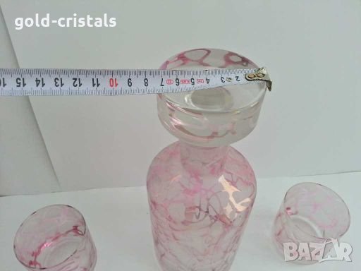 Гарафа с чаши, снимка 7 - Антикварни и старинни предмети - 28364643