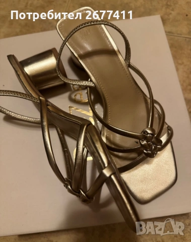 Дамски сандали на ток H&M , снимка 2 - Сандали - 53276513