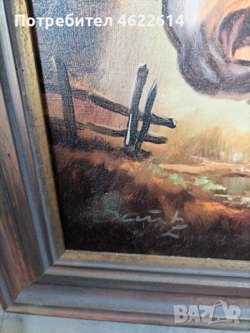 УНИКАЛНА КАРТИНА МАСЛЕНИ БОИ ВЪРХУ ПЛАТНО АВТОРСКА , снимка 2 - Картини - 52651495