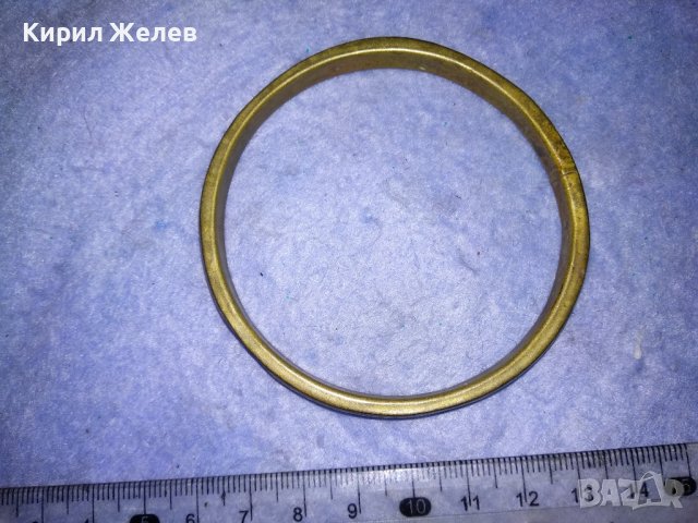 СТАРИННА БРОНЗОВА ТИБЕТСКА ТРАДИЦИОННА ЕТНО ГРИВНА с РЪЧНО ШЛИФОВАНА КАМИЛСКА КОСТ 37922, снимка 4 - Антикварни и старинни предмети - 40866168