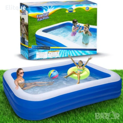 Голям надуваем семеен басейн - релакс и забавление за цялото семейство, снимка 2 - Други стоки за дома - 53339368