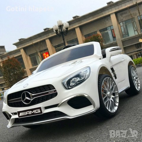 Акумулаторен КОЛА Mercedes Benz SL65 AMG 12V батерия,функция за люлеене, снимка 17 - Детски велосипеди, триколки и коли - 37299485