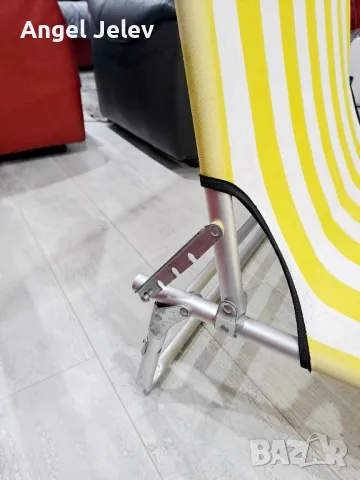 алуминиев шезлонг, снимка 5 - Градински мебели, декорация  - 49715922