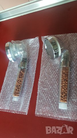 Ново! Турмалинов алкализиращ душ-слушалка омекотява и йонизира водата, снимка 5 - Душ кабини и вани - 20424222