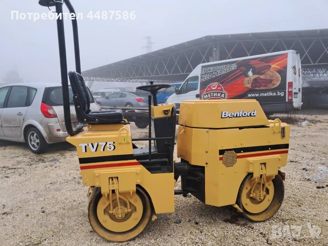 Двубандажен вибрационен валяк Benford/Terex/TV75, снимка 4 - Индустриална техника - 53262483