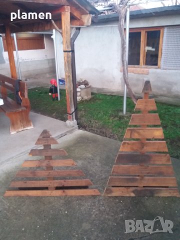 Продавам дървени елхи, снимка 2 - Градински мебели, декорация  - 39361539