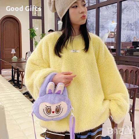 Плюшена чанта Лабубу/Labubu чанта, снимка 3 - Плюшени играчки - 51271865