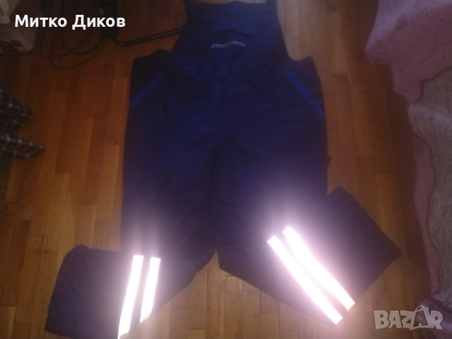 Работни панталони нови маркови с презрамки-светлоотразители  ватирани размер ХХХЛ, снимка 2 - Панталони - 44900519