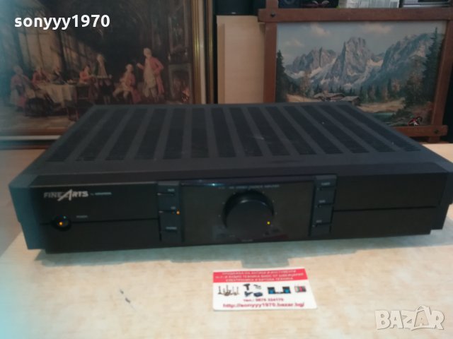 ПОРЪЧАН-Fine Arts HiFi Stereo AMPLIFIER-внос SWISS 2503211912, снимка 13 - Ресийвъри, усилватели, смесителни пултове - 32303755