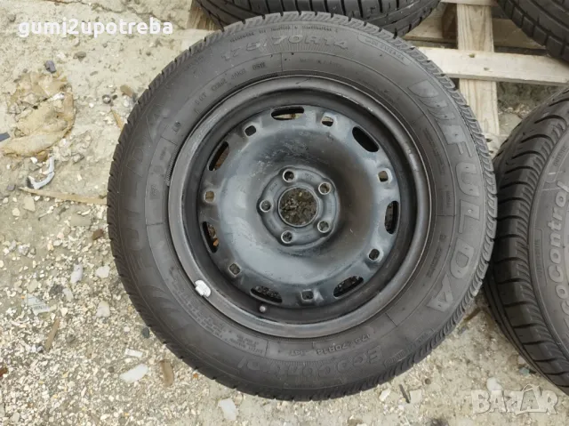 14 джанти 5х100 VolksWagen POLO 5J et35 Fulda 175/70/14 2017г 5-5,5мм, снимка 3 - Гуми и джанти - 47426729