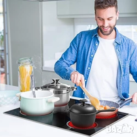 1бр./ Cooksir CSC-D46001-BB – Стъклокерамичен плот за вграждане с 4 зони, 9 нива на мощност, таймер , снимка 6 - Други - 52002026