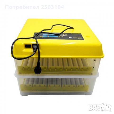 Автоматичен инкубатор на ролки и двойно захранване 220+12V, снимка 1 - За птици - 32322764